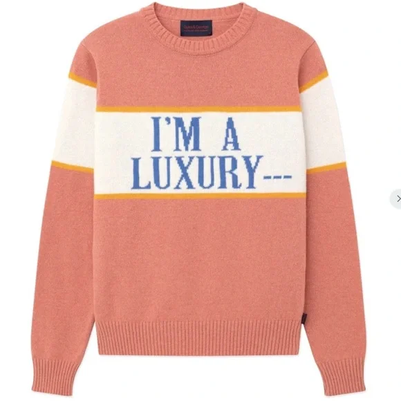 I’m a Luxury Few Can Afford Rowing Blazers Sweater S NWT - Picture 3 of 7